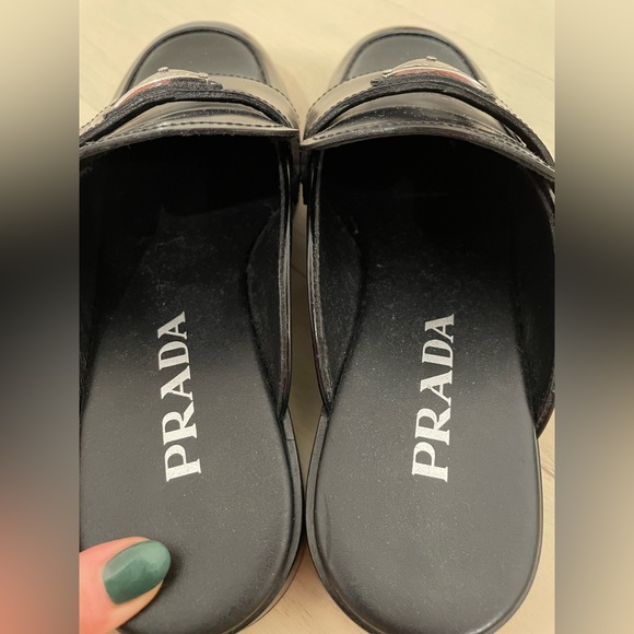 Pristine Condition Prada Size 5 Black Mules. 🖤 - Picture 8 of 8